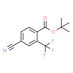 ChemSpider 2D Image | tert-Butyl 4-cyano-2-(trifluoromethyl)benzoate | C13H12F3NO2