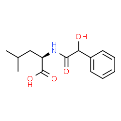 ChemSpider 2D Image | N-[Hydroxy(phenyl)acetyl]-D-leucine | C14H19NO4