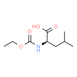 ChemSpider 2D Image | N-(Ethoxycarbonyl)-D-leucine | C9H17NO4