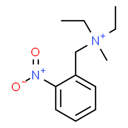 ChemSpider 2D Image | N-Ethyl-N-methyl-N-(2-nitrobenzyl)ethanaminium | C12H19N2O2