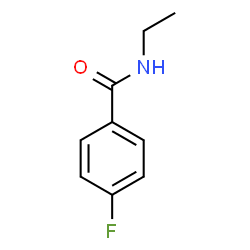 ChemSpider 2D Image | N-Ethyl-4-fluorobenzamide | C9H10FNO