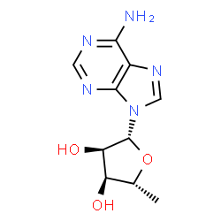 ChemSpider 2D Image | 5'-Deoxyadenosine | C10H13N5O3