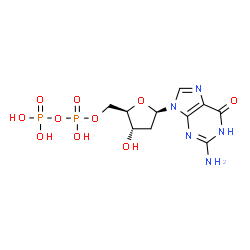 ChemSpider 2D Image | Deoxyguanosine diphosphate | C10H15N5O10P2