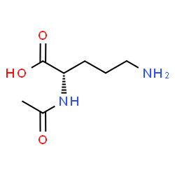ChemSpider 2D Image | N~2~-Acetyl-L-ornithine | C7H14N2O3