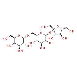 ChemSpider 2D Image | Raffinose | C18H32O16