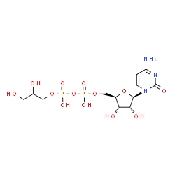 ChemSpider 2D Image | CDP-glycerol | C12H21N3O13P2