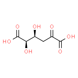 ChemSpider 2D Image | 5-dehydro-4-deoxy-D-glucaric acid | C6H8O7