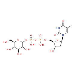 ChemSpider 2D Image | dTDP-D-glucose | C16H26N2O16P2