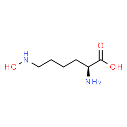 ChemSpider 2D Image | N(6)-hydroxy-L-lysine | C6H14N2O3