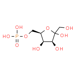 ChemSpider 2D Image | D-tagatofuranose 6-phosphate | C6H13O9P