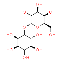 ChemSpider 2D Image | (2R,3R,5S,6R)-2,3,4,5,6-Pentahydroxycyclohexyl alpha-D-galactopyranoside | C12H22O11