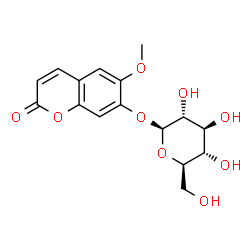 ChemSpider 2D Image | Scopolin | C16H18O9