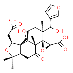 ChemSpider 2D Image | limonoic acid | C26H34O10