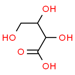 ChemSpider 2D Image | THREONIC ACID, L- | C4H8O5