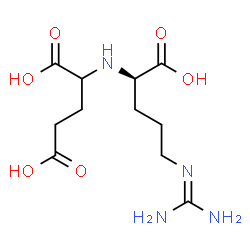 ChemSpider 2D Image | N-{(1R)-1-Carboxy-4-[(diaminomethylene)amino]butyl}glutamic acid | C11H20N4O6