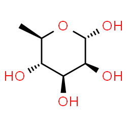 ChemSpider 2D Image | alpha-D-rhamnose | C6H12O5