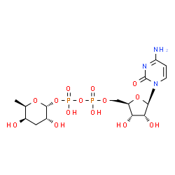 ChemSpider 2D Image | CDP-alpha-D-abequose | C15H25N3O14P2