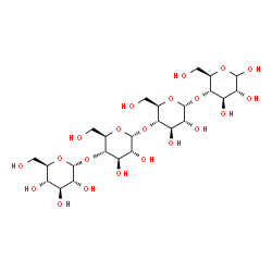 ChemSpider 2D Image | alpha-D-Glucopyranosyl-(1->4)-alpha-D-glucopyranosyl-(1->4)-alpha-D-glucopyranosyl-(1->4)-D-glucopyranose | C24H42O21