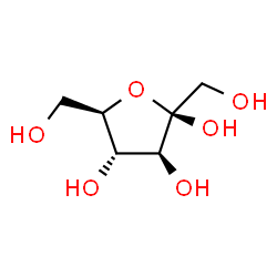 ChemSpider 2D Image | beta-D-Fructofuranose | C6H12O6