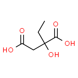 ChemSpider 2D Image | 2-Ethyl-2-hydroxysuccinic acid | C6H10O5