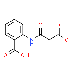ChemSpider 2D Image | 2-(Carboxyacetamido)benzoic acid | C10H9NO5