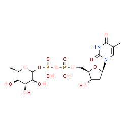 ChemSpider 2D Image | Dtdp-L-rhamnose | C16H26N2O15P2