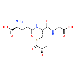 ChemSpider 2D Image | S-Lactoylglutathione | C13H21N3O8S