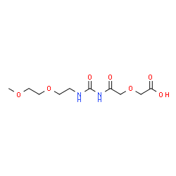 ChemSpider 2D Image | 9,11-Dioxo-2,5,13-trioxa-8,10-diazapentadecan-15-oic acid | C10H18N2O7