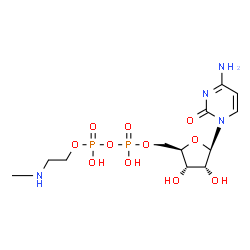 ChemSpider 2D Image | CDP-N-methylethanolamine | C12H22N4O11P2