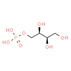 ChemSpider 2D Image | (2R,3R)-2,3,4-Trihydroxybutyl dihydrogen phosphate | C4H11O7P