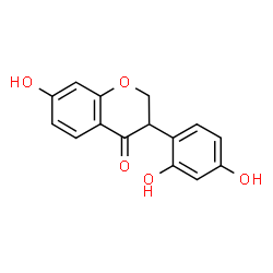 ChemSpider 2D Image | 2'-hydroxy-2,3-dihydrodaidzein | C15H12O5