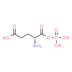 ChemSpider 2D Image | D-alpha-glutamyl phosphate | C5H10NO7P