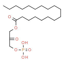 ChemSpider 2D Image | 2-Oxo-3-(phosphonooxy)propyl stearate | C21H41O7P