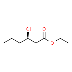 ChemSpider 2D Image | Ethyl (3R)-3-hydroxyhexanoate | C8H16O3