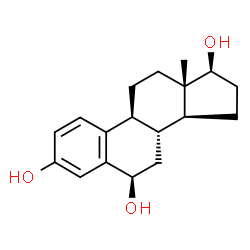 ChemSpider 2D Image | 6beta-hydroxy-17beta-estradiol | C18H24O3