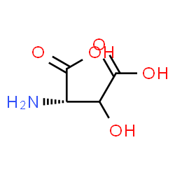 ChemSpider 2D Image | 3-Hydroxy-L-aspartic acid | C4H7NO5
