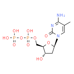 ChemSpider 2D Image | 5-methyldeoxycytidine 5'-(trihydrogen diphosphate) | C10H17N3O10P2