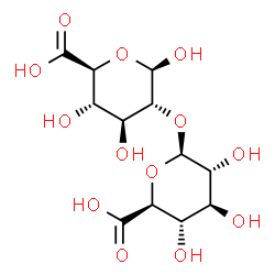 ChemSpider 2D Image | 2-(beta-D-glucopyranosyluronic acid)-D-glucuronic acid | C12H18O13