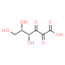 ChemSpider 2D Image | 2,3-Diketogulonic Acid | C6H8O7