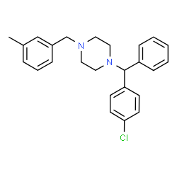 ChemSpider 2D Image | Meclizine | C25H27ClN2
