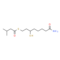 ChemSpider 2D Image | S(8)-(3-methylbutanoyl)dihydrolipoamide | C13H25NO2S2