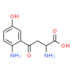 ChemSpider 2D Image | 5-Hydroxykynurenine | C10H12N2O4