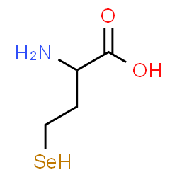 ChemSpider 2D Image | 2-Amino-4-selenobutanoic acid | C4H9NO2Se