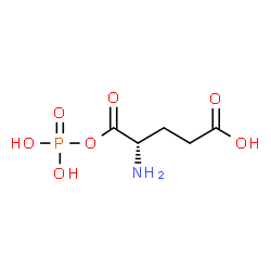ChemSpider 2D Image | L-alpha-glutamyl phosphate | C5H10NO7P