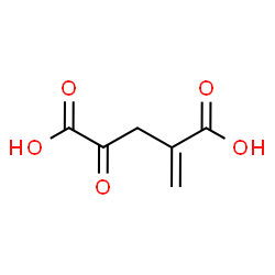 ChemSpider 2D Image | 4-Methylene-2-oxoglutarate | C6H6O5