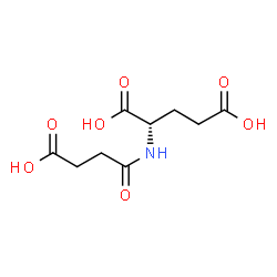 ChemSpider 2D Image | N(2)-succinyl-L-glutamic acid | C9H13NO7