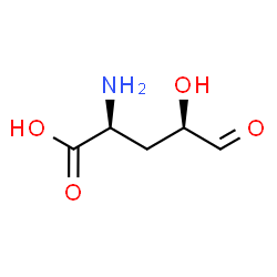 ChemSpider 2D Image | (4R)-4-Hydroxy-5-oxo-L-norvaline | C5H9NO4