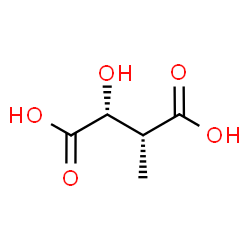 ChemSpider 2D Image | D-threo-3-methylmalic acid | C5H8O5