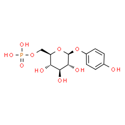 ChemSpider 2D Image | Arbutin 6-phosphate | C12H17O10P