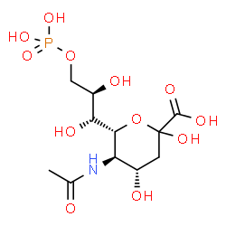 ChemSpider 2D Image | N-acetylneuraminic acid 9-phosphate | C11H20NO12P